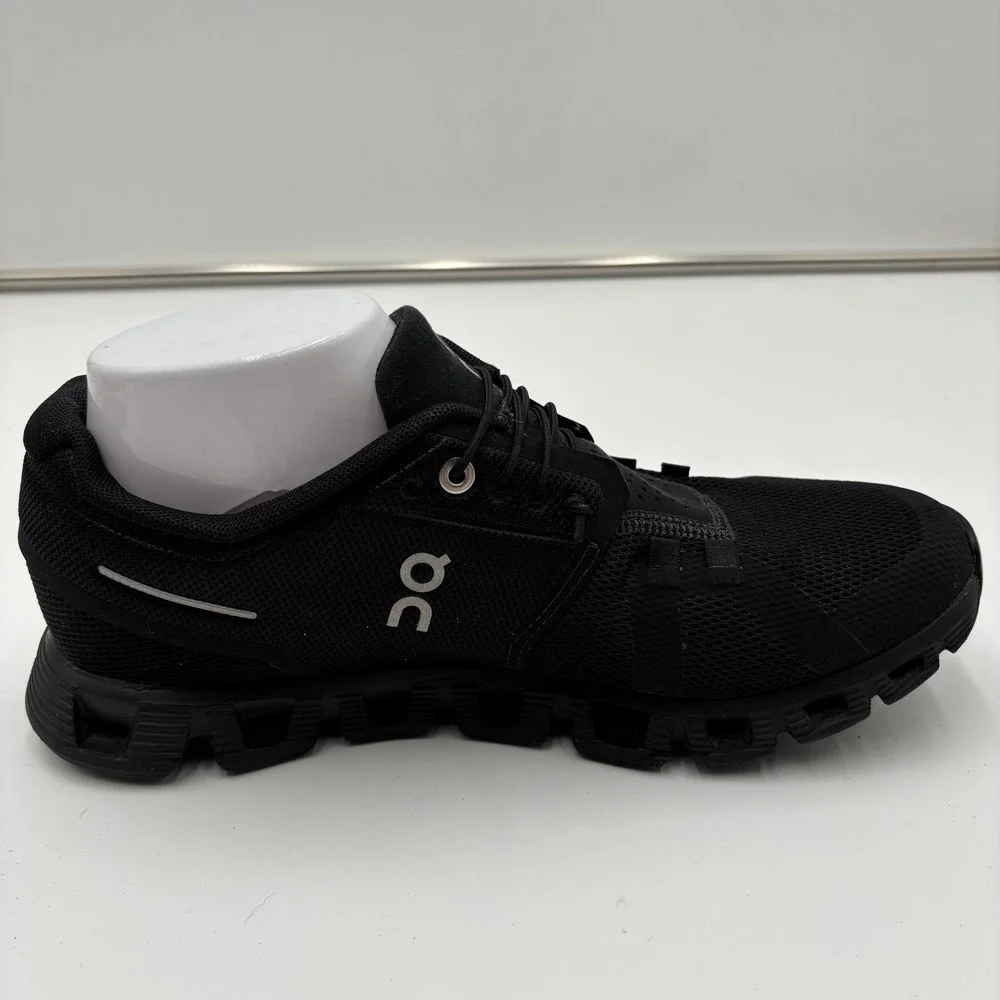 On Cloud Women's Running Shoes Black Mesh Sneakers Size 8 (Swiss Engineering) - Picture 4 of 9